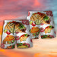 Taco Lover Fun Food Beach Shorts Artwork Detail For Comfortable Everyday Summer Wear