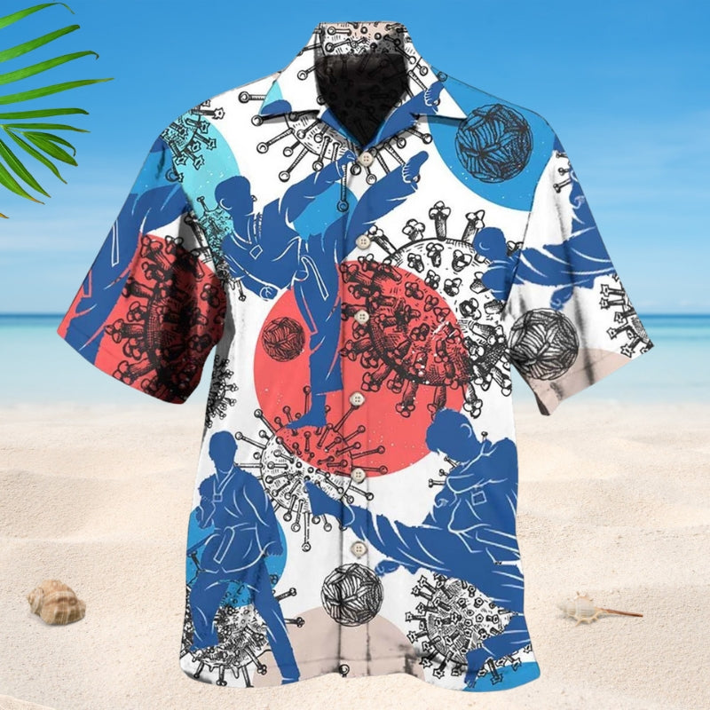 Taekwondo Stronger Hawaiian Shirt For Beach Days, Summer Outings, And Thoughtful Gift Giving