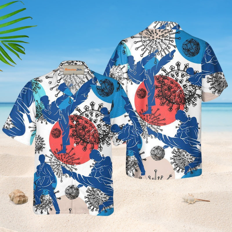 Taekwondo Stronger Hawaiian Shirt For Beach Days, Summer Outings, And Thoughtful Gift Giving