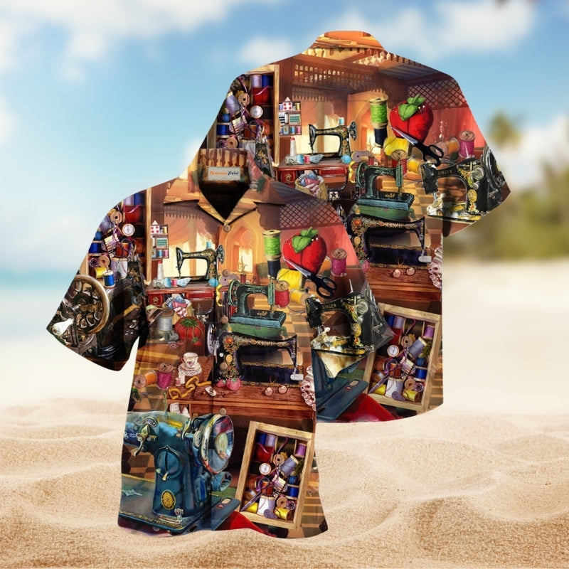 Skull Sheep Bullet Fire Hawaiian Shirt Collar And Front View For Outdoor Gatherings