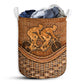 Tandem Bike Rattan Texture Laundry Basket For Bathroom Bedroom Storage