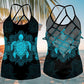 Turtle Loves Beach Ocean Love Hollow Tank Top For Summer Getaways And Fitness Days