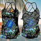 Turtle Loves Beach Ocean Love Hollow Tank Top For Beach Days And Yoga Practice