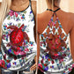 Turtle Loves Beach Ocean Love Hollow Tank Top For Tropical Travel And Daily Comfort