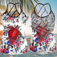 Turtle Loves Beach Ocean Love Hollow Tank Top For Tropical Travel And Daily Comfort