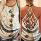 Turtle Loves Beach Ocean Love Hollow Tank Top For Ocean Lovers And Weekend Wear
