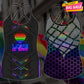 LGBT Love Pride Hollow Tank Top For Charity Events And Casual Wear
