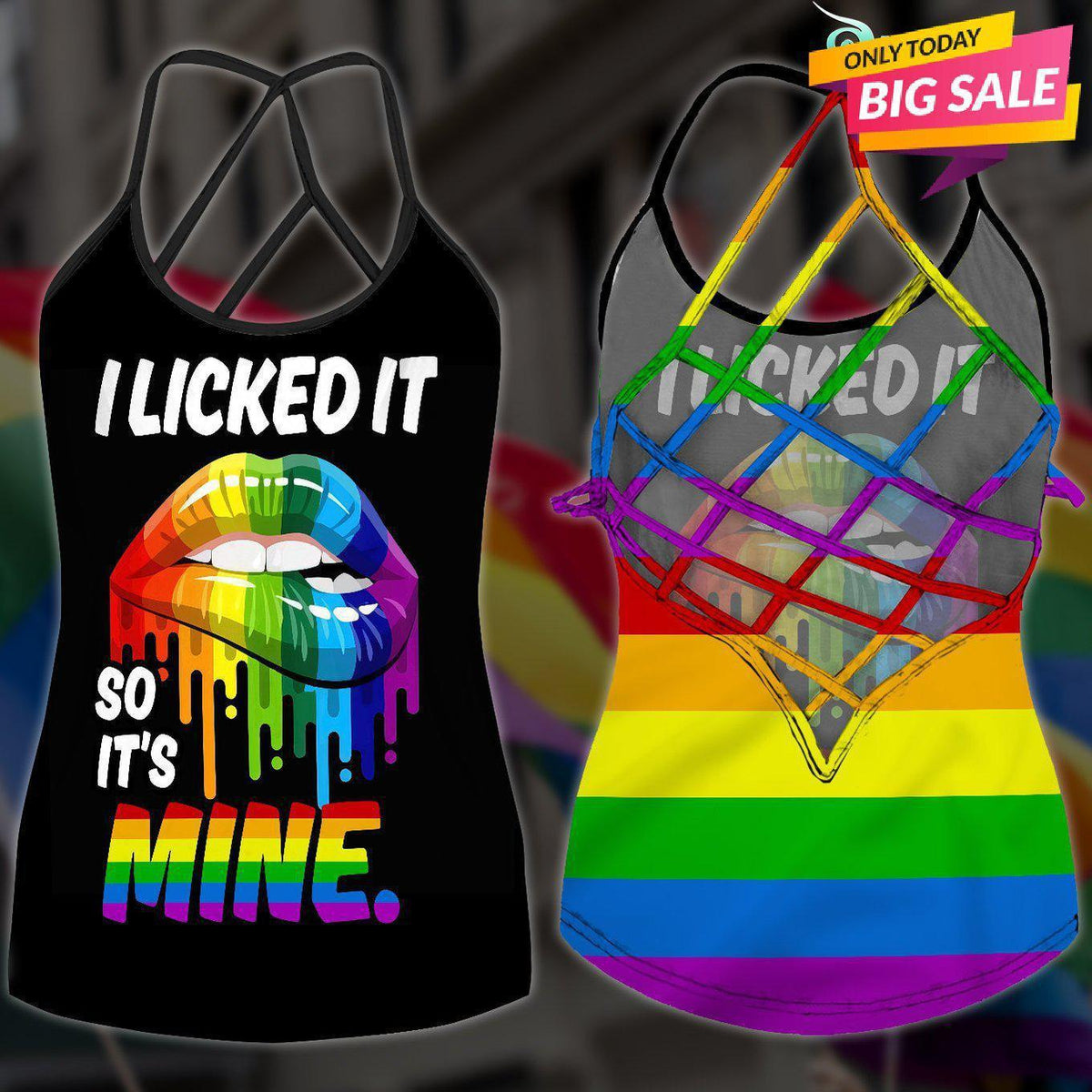 LGBT Love Pride Hollow Tank Top For Community Activities And Comfort