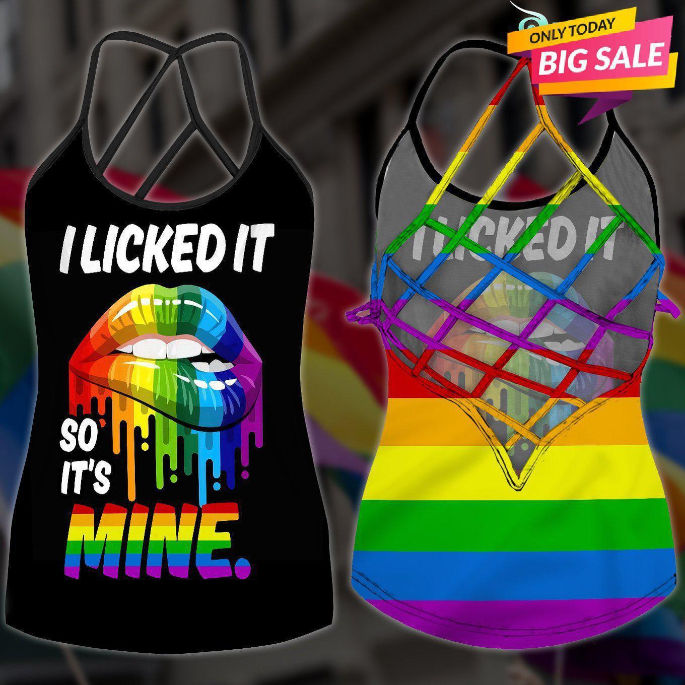 LGBT Love Pride Hollow Tank Top For Community Activities And Comfort