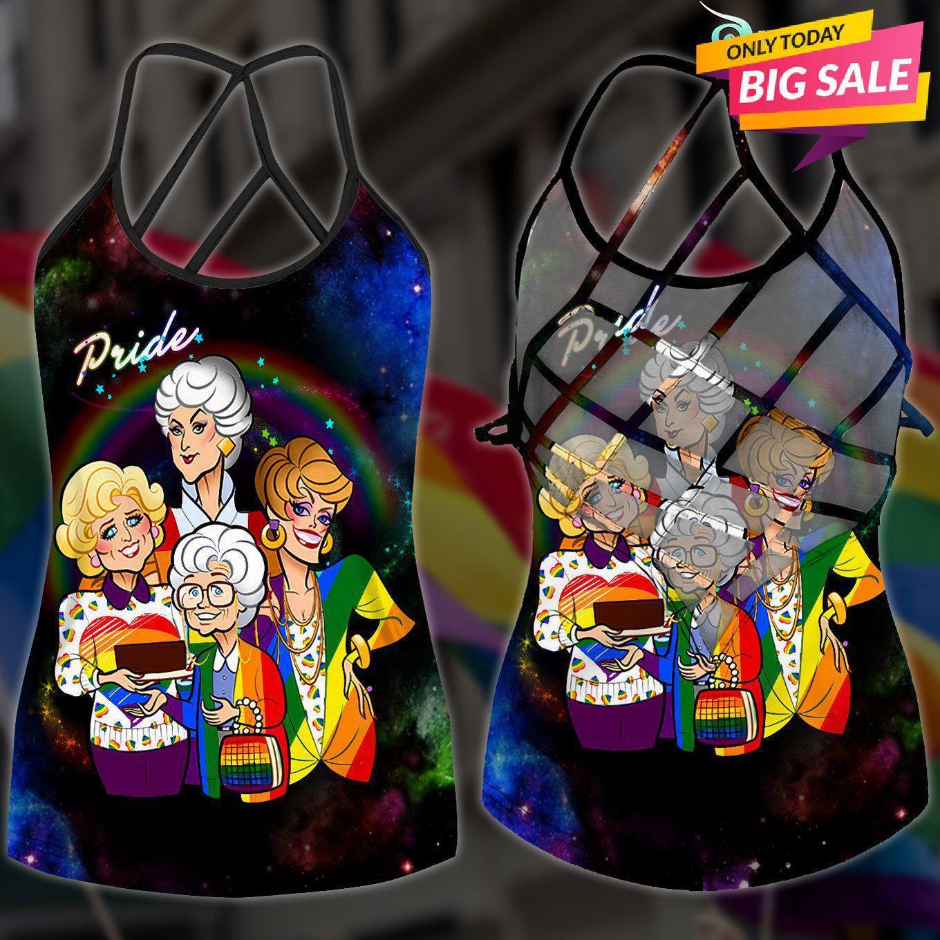 LGBT Love Pride Hollow Tank Top For Awareness Walks And Weekend Style