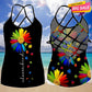 Autism Love Hollow Tank Top For Positive Messages And Daily Comfort