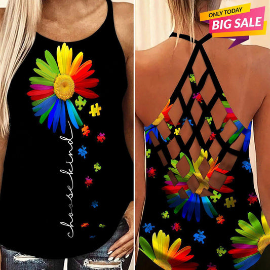 Autism Love Hollow Tank Top For Positive Messages And Daily Comfort
