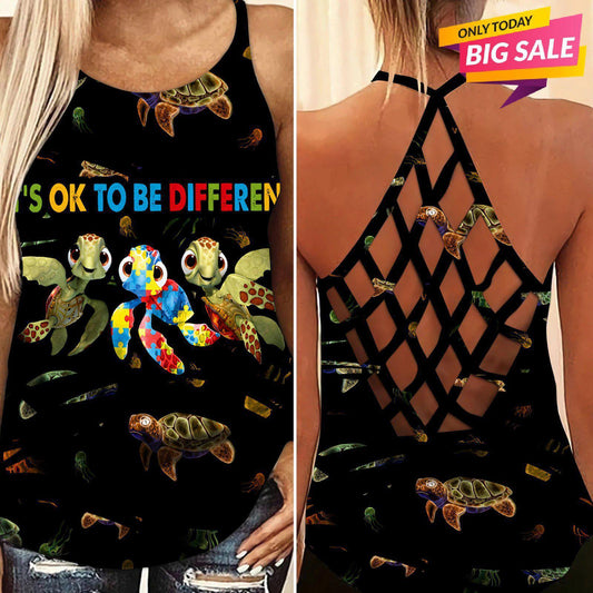 Autism Love Hollow Tank Top For Awareness Walks And Weekend Style
