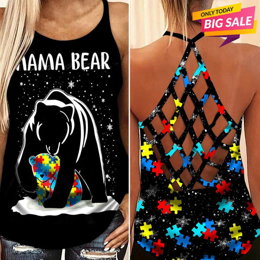 Autism Love Hollow Tank Top For Supportive Communities And Daily Outfits