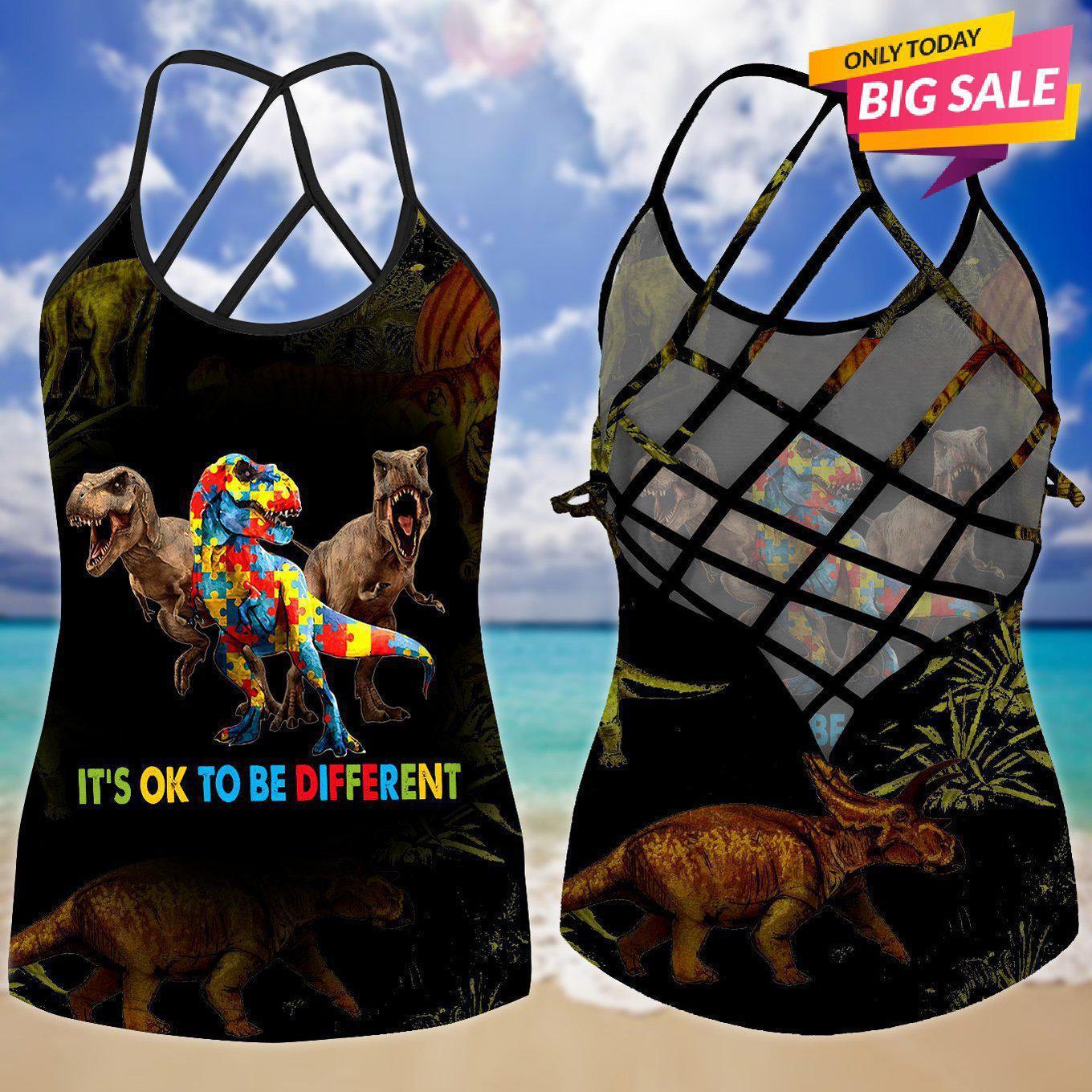 Autism Love Hollow Tank Top For Community Activities And Comfort