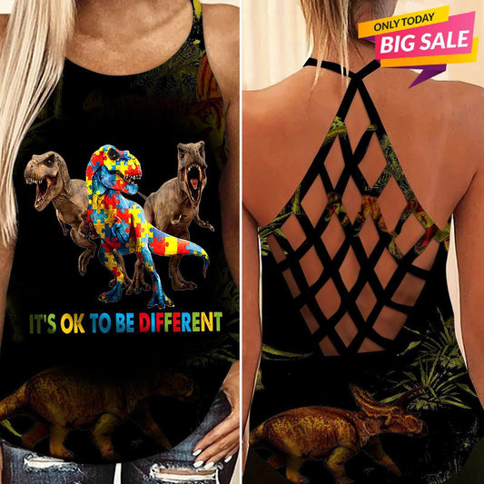 Autism Love Hollow Tank Top For Community Activities And Comfort