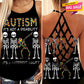 Autism Love Hollow Tank Top For Support Events And Casual Styling