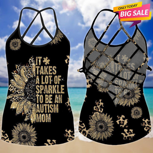 Autism Love Hollow Tank Top For Positive Community Days And Gifting