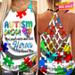 Autism Love Hollow Tank Top For Advocacy Gatherings And Relaxed Style