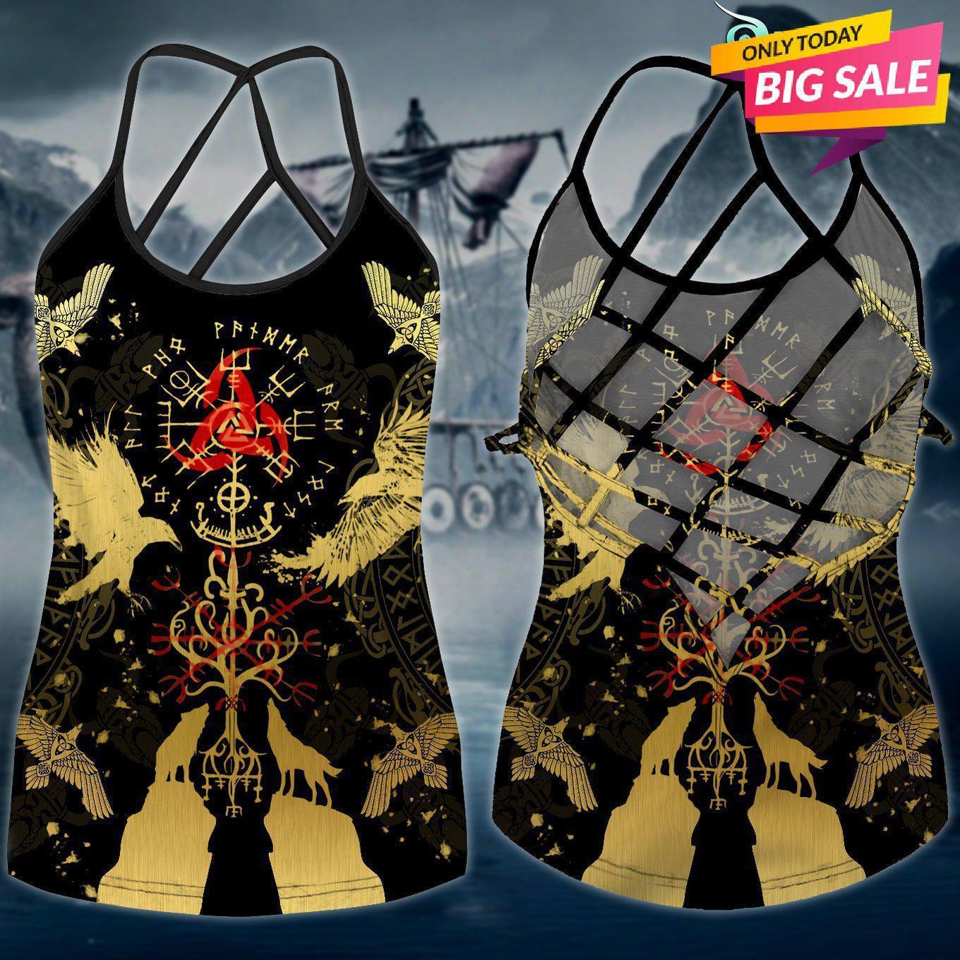 Viking Strength Hollow Tank Top For Workout Days And Statement Wear