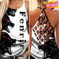 Viking Strength Hollow Tank Top For Festival Events And Casual Styling