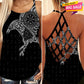 Viking Strength Hollow Tank Top For Active Events And Casual Outfits