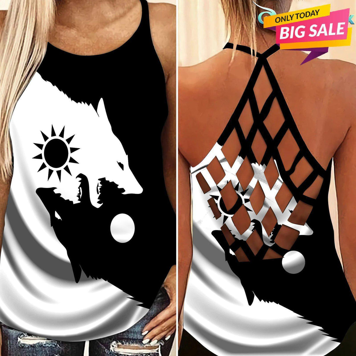 Viking Strength Hollow Tank Top For Fitness Practice And Festival Wear