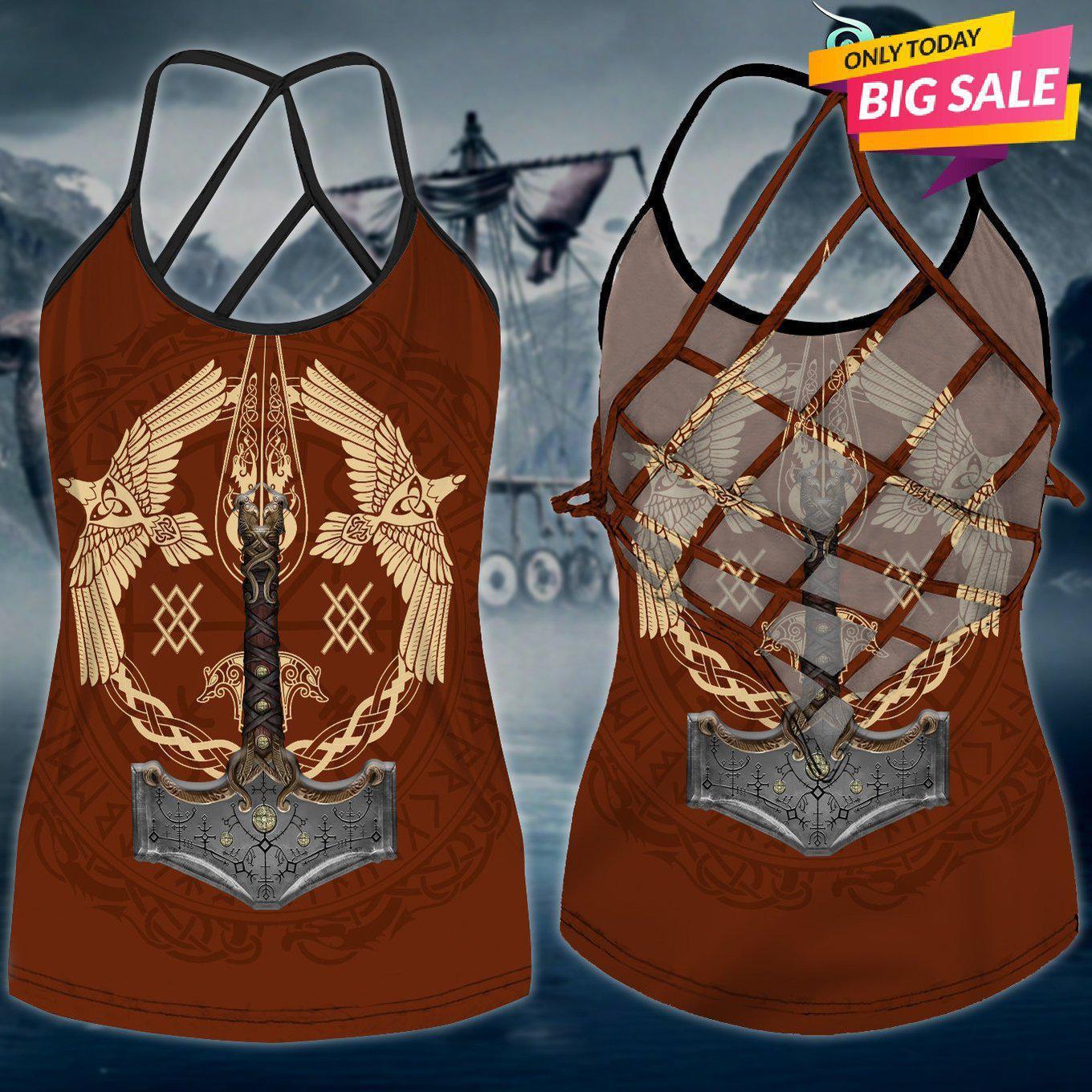 Viking Strength Hollow Tank Top For Active Lifestyles And Daily Comfort