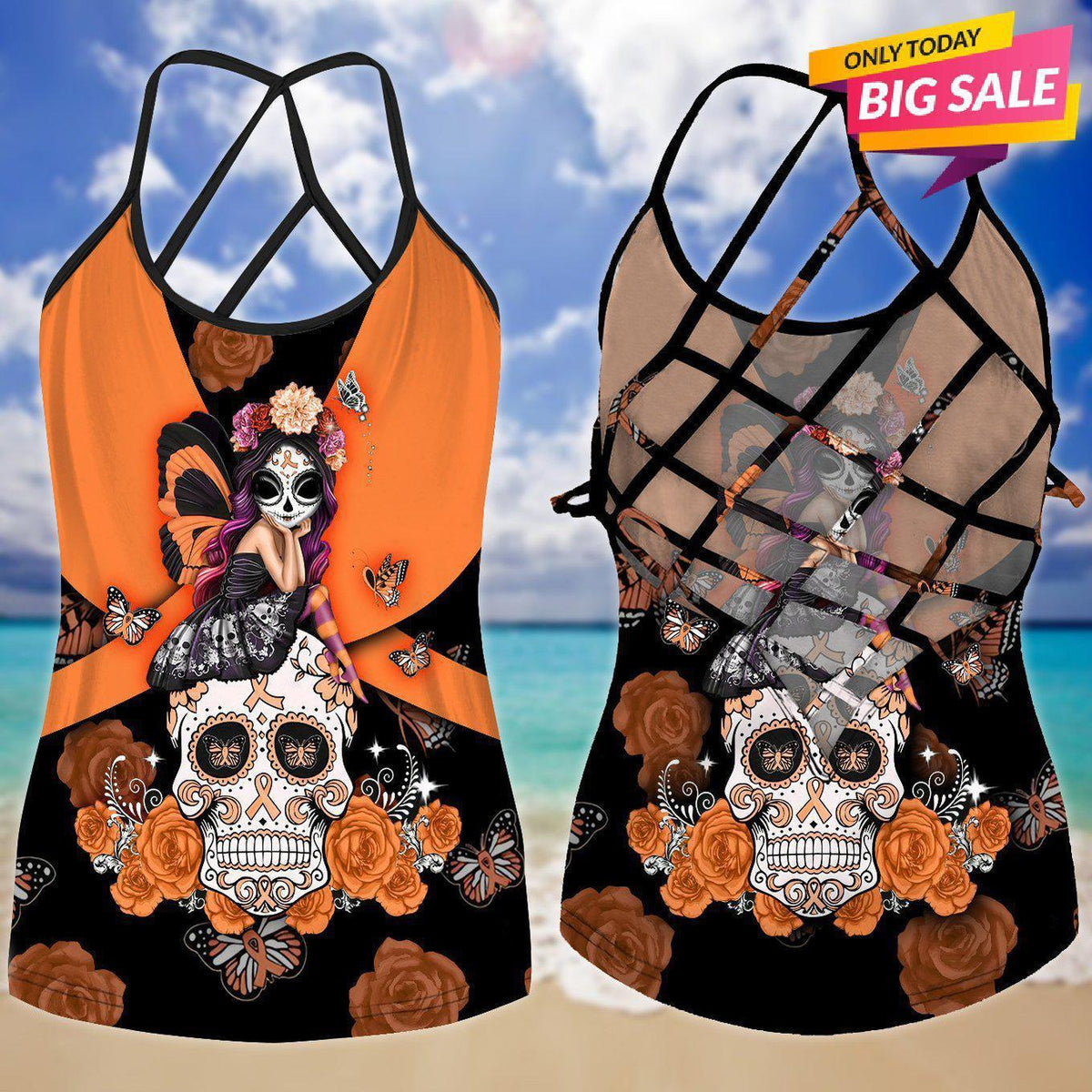 Cancer Strength Hollow Tank Top For Awareness Gatherings And Daily Wear