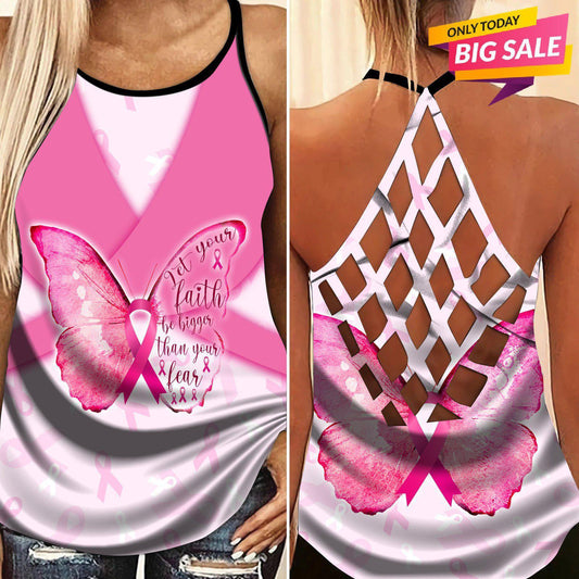 Cancer Strength Hollow Tank Top For Awareness Walks And Weekend Style