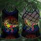 Dinosaurs Peace Life Hollow Tank Top For Workout Classes And Relaxed Style
