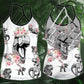 Dinosaurs Peace Life Hollow Tank Top For Yoga Sessions And Summer Outings