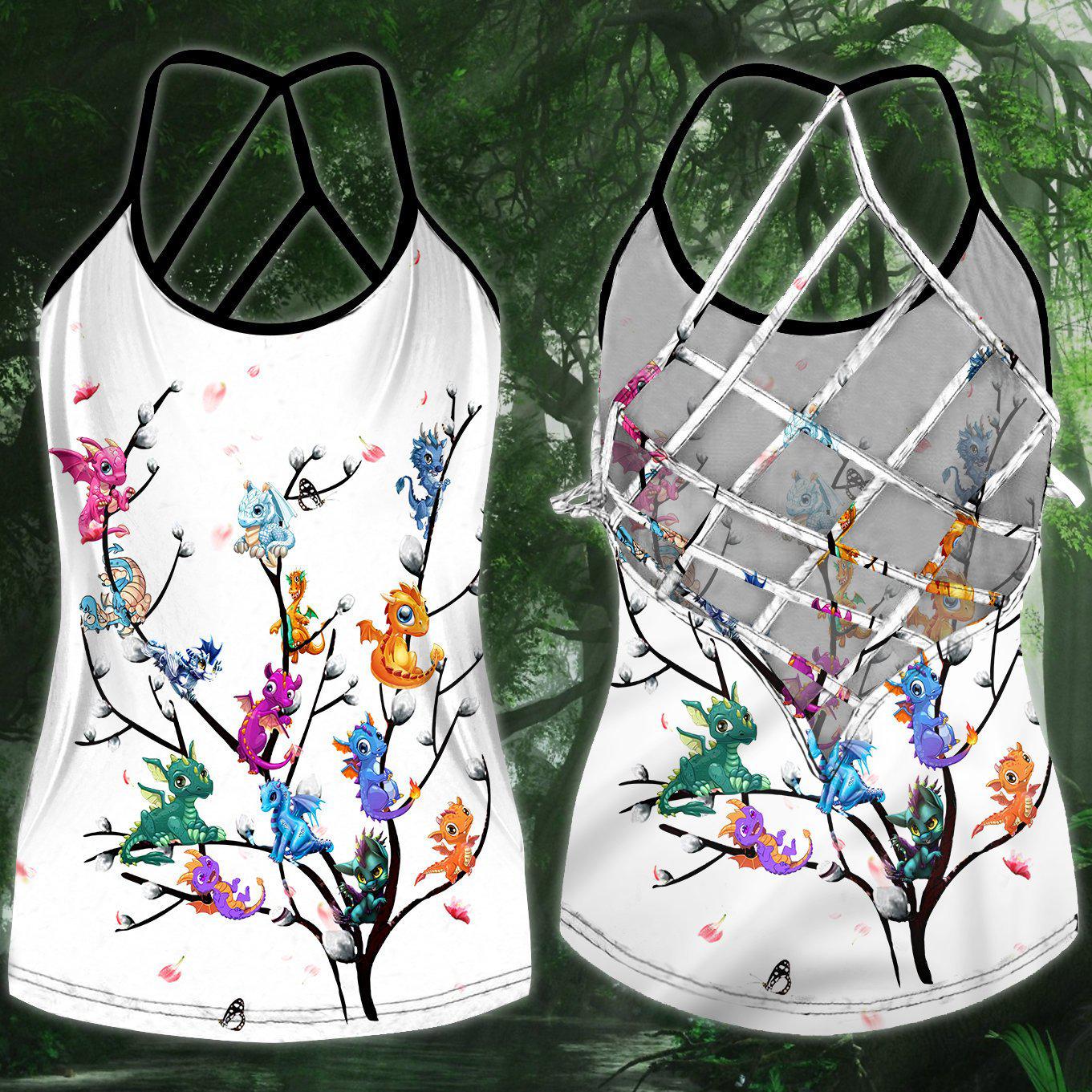 Dragon Strength Everyday Hollow Tank Top For Outdoor Activities And Casual Style
