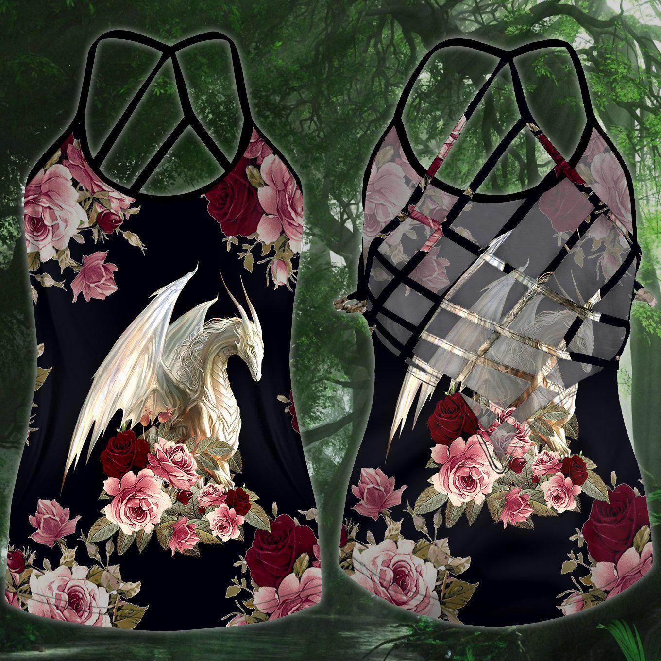 Dragon Strength Everyday Hollow Tank Top For Workout Classes And Weekend Wear