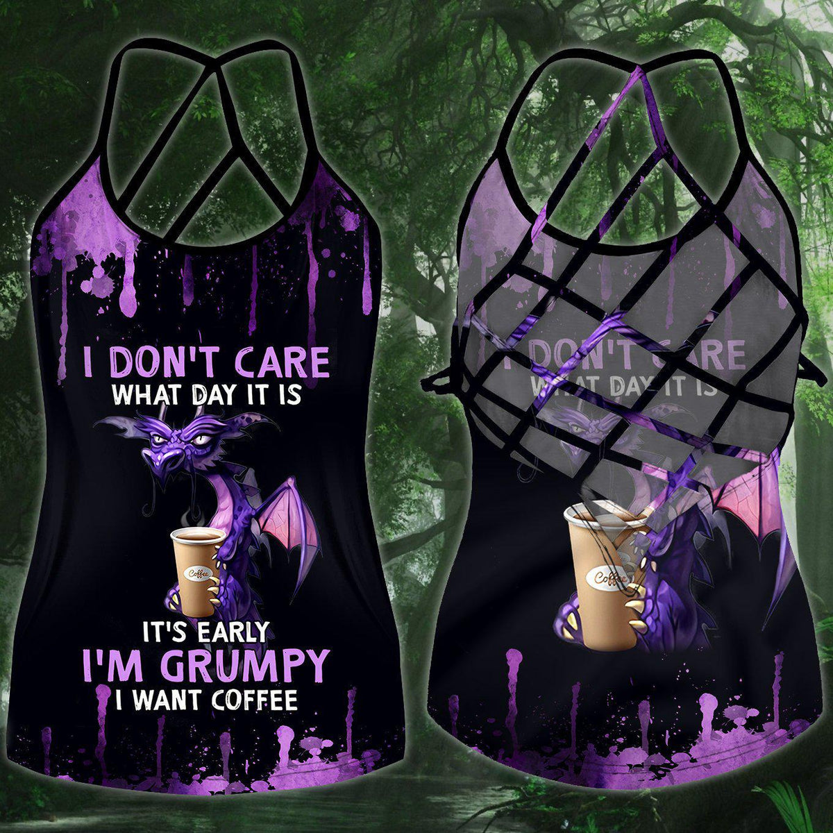 Dragon Strength Everyday Hollow Tank Top For Workouts Festivals And Bold Style