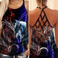 Dragon Strength Everyday Hollow Tank Top For Summer Events And Alternative Outfits
