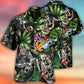 Skull Tattoo Girl Hawaiian Shirt Pattern View For Relaxed Warm Weather Outfits