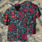 Tattoo Rose Heart Hawaiian Shirt For Beach Days, Summer Outings, And Thoughtful Gift Giving