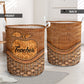 Teacher Rattan Texture Apple Laundry Basket For Room Home Organizer