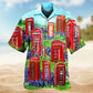 Telephone Booths Bluebonnet Field Hawaiian Shirt For Tropical Holidays, Outdoor Gatherings, And Everyday Comfort