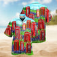 Telephone Booths Bluebonnet Field Hawaiian Shirt For Tropical Holidays, Outdoor Gatherings, And Everyday Comfort