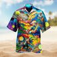 Tennis Creative Pattern Hawaiian Shirt For Resort Trips, Coastal Parties, And Warm Weather Style