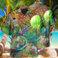 Colorful Tennis Hawaiian Shirt For Warm Weather Adventures And Everyday Comfort