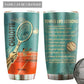 Tennis Life Lessons Personalized 20 Oz Tumbler For Coffee Travel And Daily Drinks