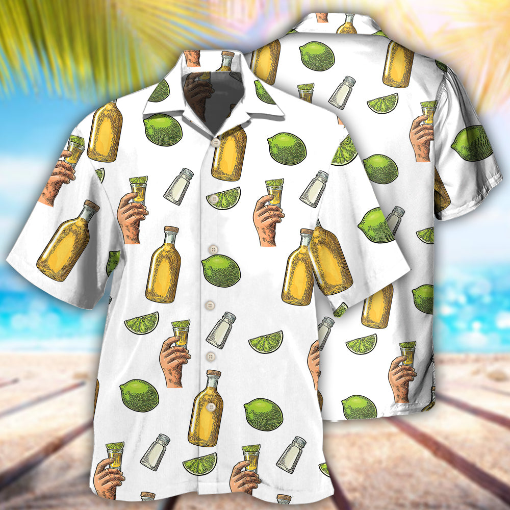 Wine Tequila Cheaper Therapy Humor Hawaiian Shirt For Summer Vacation, Beach Travel, And Casual Wear