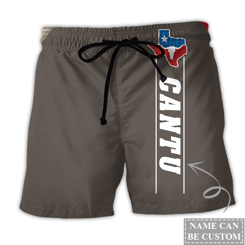 Texas Peace Life Bold Statement Art Personalized Beach Shorts Pattern View For Coastal Holidays And Casual Activities