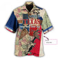 Texas Peace Custom Name Hawaiian Shirt For Tropical Holiday, Warm Weather Outing, And Everyday Comfort