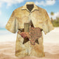 Texas Peace Hawaiian Shirt For Resort Escape, Coastal Festival, And Island Inspired Style