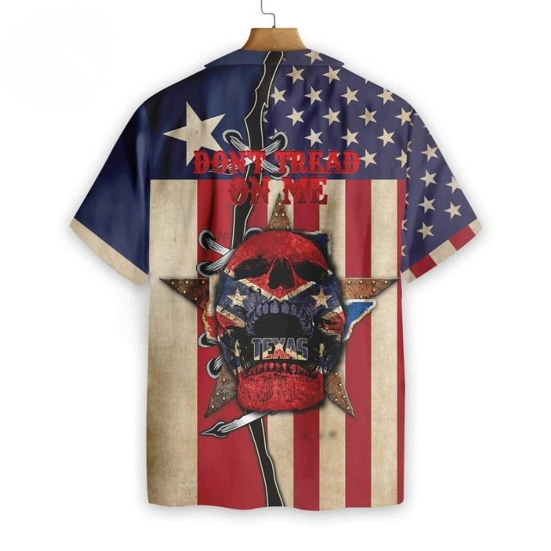Texas Peace Hawaiian Shirt For Casual Weekend, Resort Holiday, And Daily Summer Wear