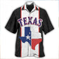 Texas Peace Hawaiian Shirt For Summer Road Trip, Outdoor Event, And Vacation Style